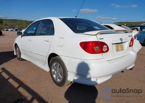 2007 Toyota Corolla S из США, поврежденный, VIN 2T1BR32E97C767080